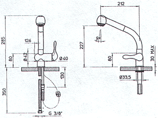 Baderomstilbeh�r, Kj�kkenbatteri, Dusj 