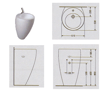Laufen Alessi Servanter