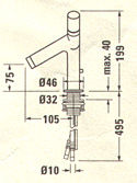 Blandebatteri, Dusj, Servant