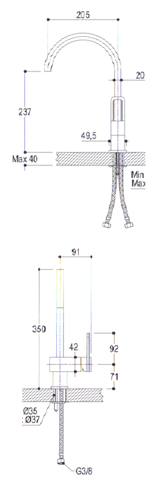 Baderomstilbeh�r, Kj�kkenbatteri, Dusj 