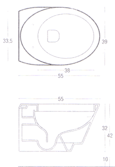 NIC Design Monolite Toalett