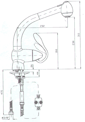 Zucchetti Tholos Kj�kkenbatteri